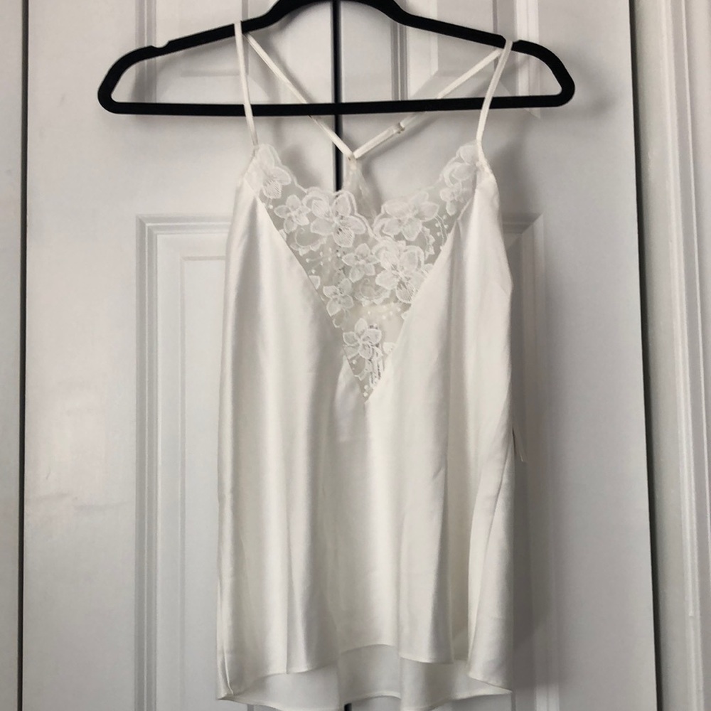 Flora Nikrooz ivory pajama/lingerie set